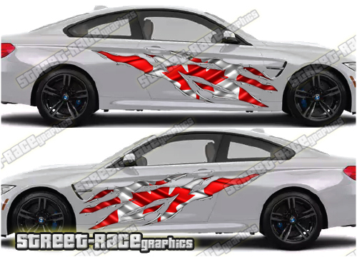 641 Ripped Metal PAIR