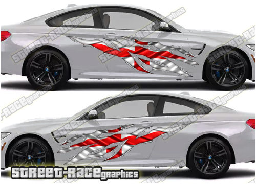 643 Ripped Metal PAIR