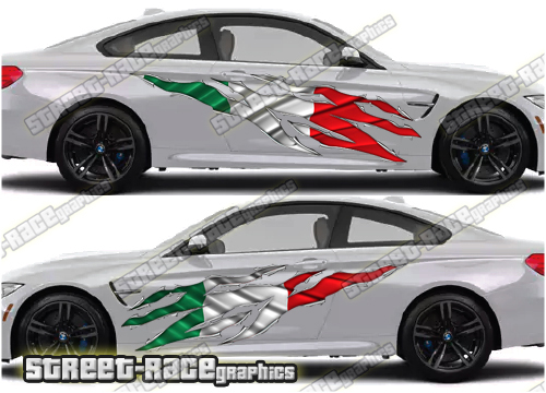 647 Ripped Metal PAIR