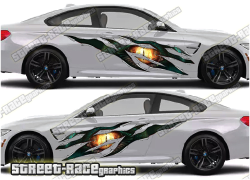 663 Ripped Metal PAIR