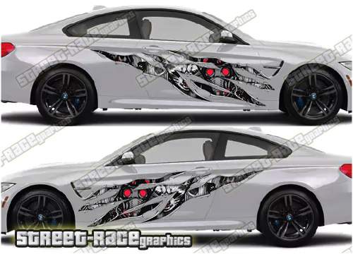 674 Ripped Metal PAIR