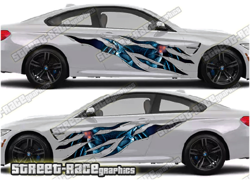 675 Ripped Metal PAIR