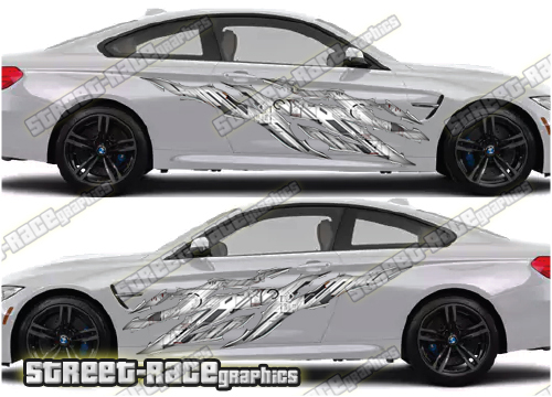 684 Ripped Metal PAIR