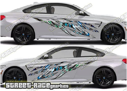 685 Ripped Metal PAIR