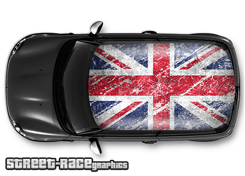 702 - United Kingdom Union Jack flag roof wrap