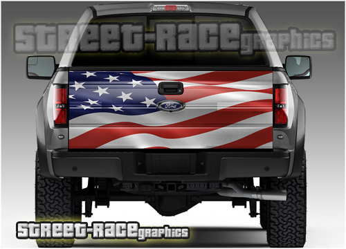702 - Tailgate wrap (USA flag)