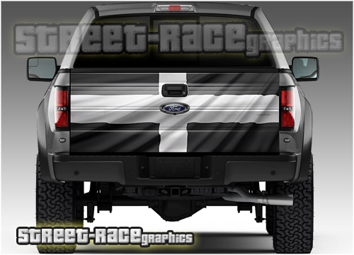 703 - Tailgate wrap (Cornwall flag)