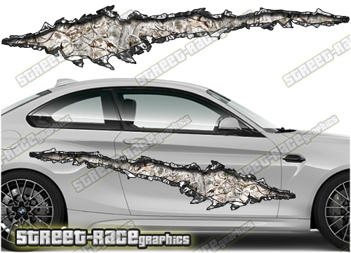 707 Ripped Metal PAIR