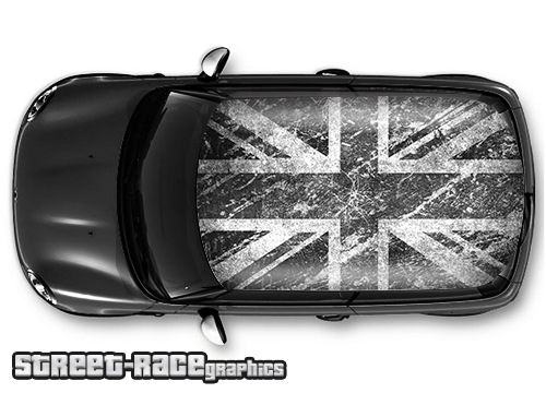 708 - United Kingdom Union Jack flag roof wrap