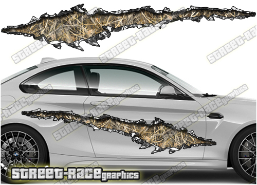 708 Ripped Metal PAIR