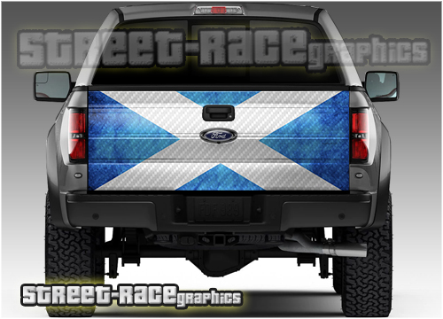 709 - Tailgate wrap (Scotland flag)
