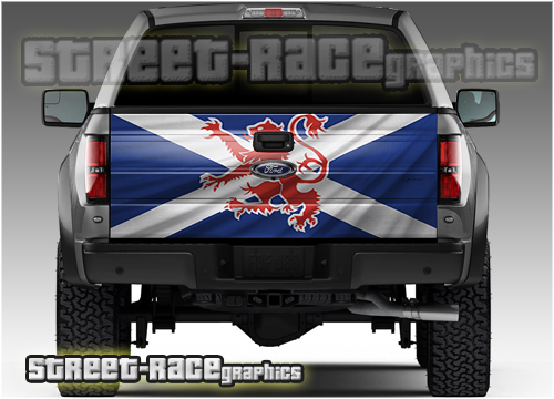 710 - Tailgate wrap (Scotland flag)
