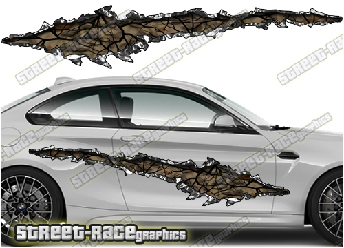 711 Ripped Metal PAIR