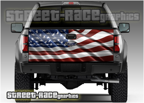 712 - Tailgate wrap (USA flag)
