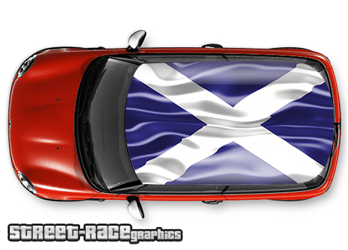 713 - Scotland flag roof wrap