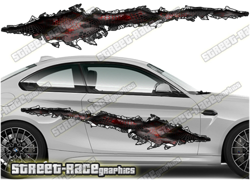 714 Ripped Metal PAIR