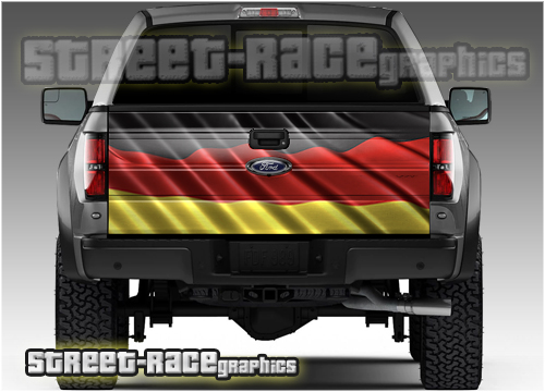717 - Tailgate wrap (German flag)