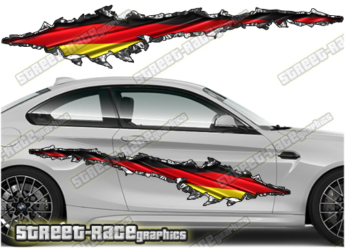 725 Ripped Metal PAIR