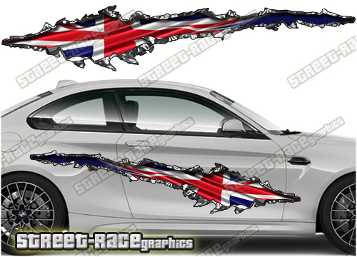 726 Ripped Metal PAIR