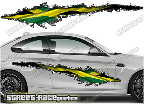 729 Ripped Metal PAIR