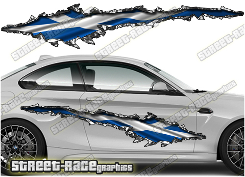 730 Ripped Metal PAIR