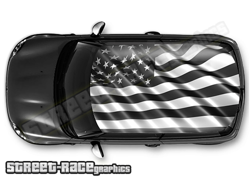 731 - USA flag roof wrap