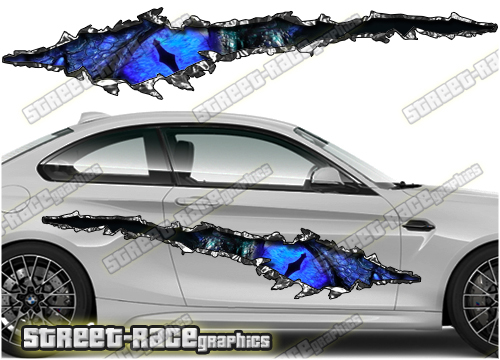 731 Ripped Metal PAIR