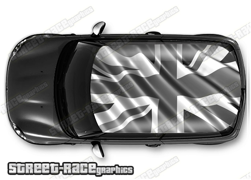 732 - United Kingdom Union Jack flag roof wrap