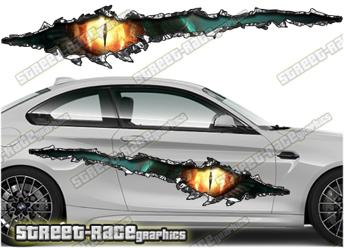 733 Ripped Metal PAIR