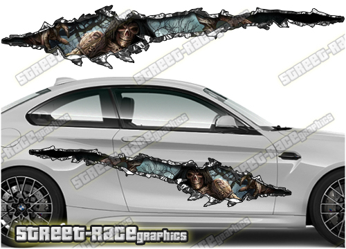 737 Ripped Metal PAIR