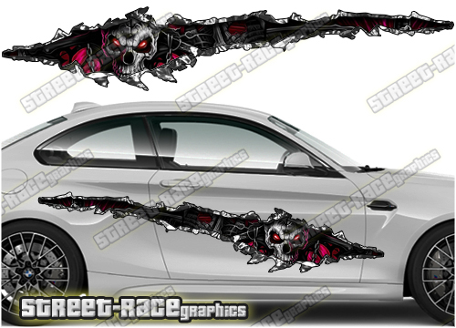 739 Ripped Metal PAIR