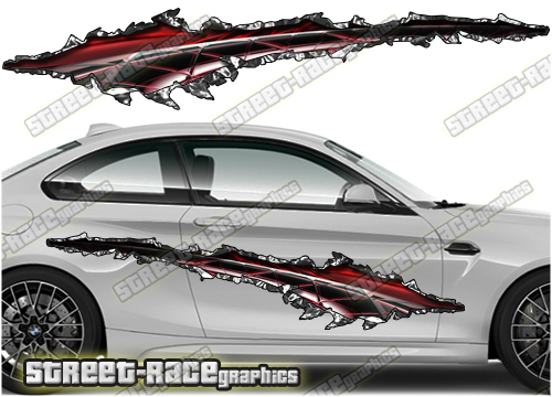 752 Ripped Metal PAIR