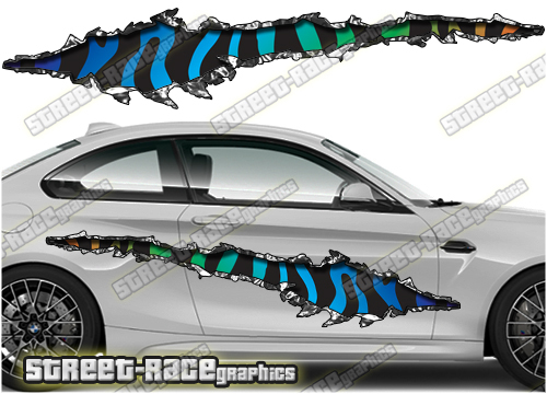 780 Ripped Metal PAIR