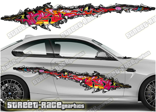 783 Ripped Metal PAIR