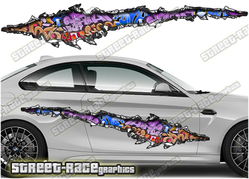 786 Ripped Metal PAIR