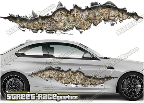 805 Ripped Metal PAIR