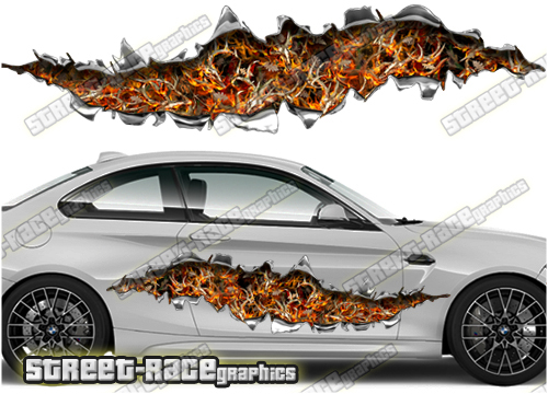 810 Ripped Metal PAIR