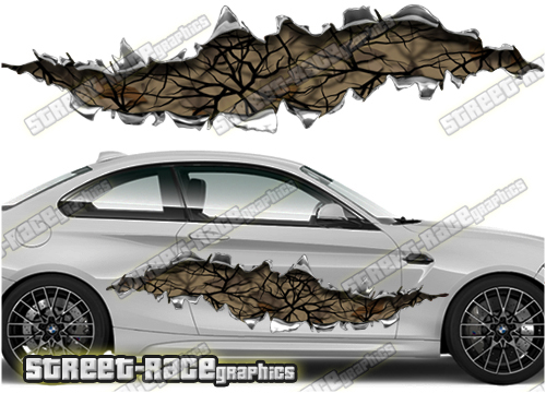 811 Ripped Metal PAIR