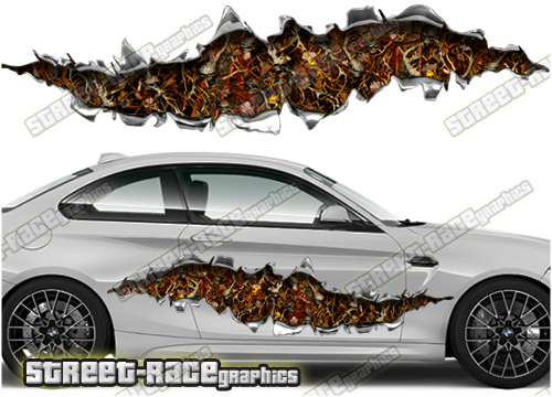 812 Ripped Metal PAIR