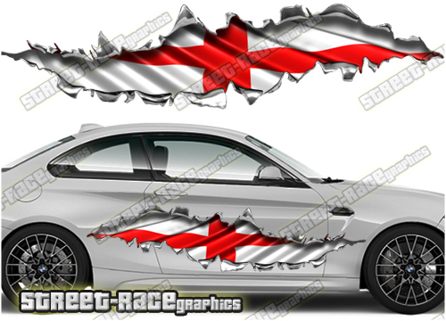 824 Ripped Metal PAIR