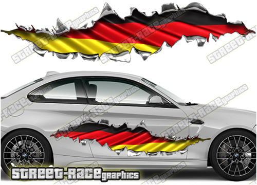 825 Ripped Metal PAIR