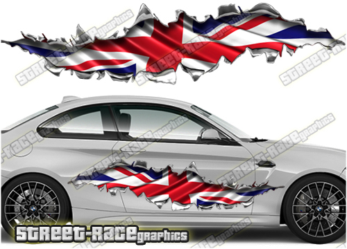 826 Ripped Metal PAIR