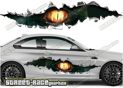 833 Ripped Metal PAIR