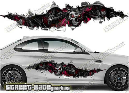 839 Ripped Metal PAIR