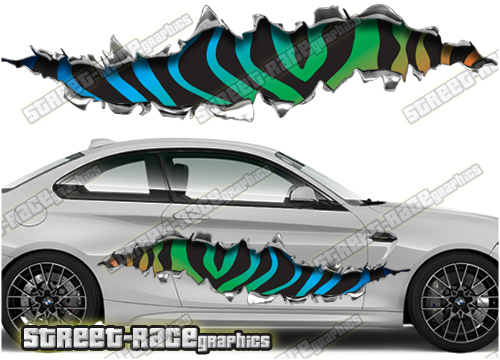 880 Ripped Metal PAIR