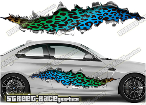 881 Ripped Metal PAIR