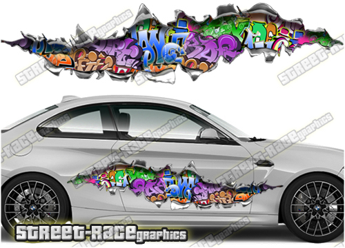 886 Ripped Metal PAIR