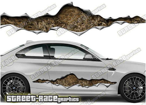 902 Ripped Metal PAIR