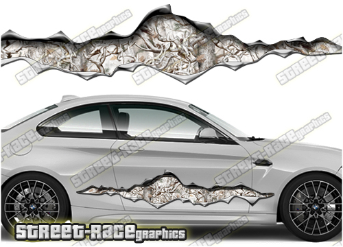 907 Ripped Metal PAIR