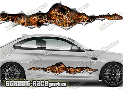 910 Ripped Metal PAIR